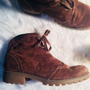 Timberland Brown Lace Up Boots